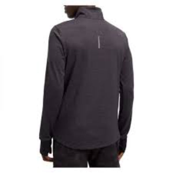 Energetics Willard M L/S Running T-Shirt For Men, Melange/Black