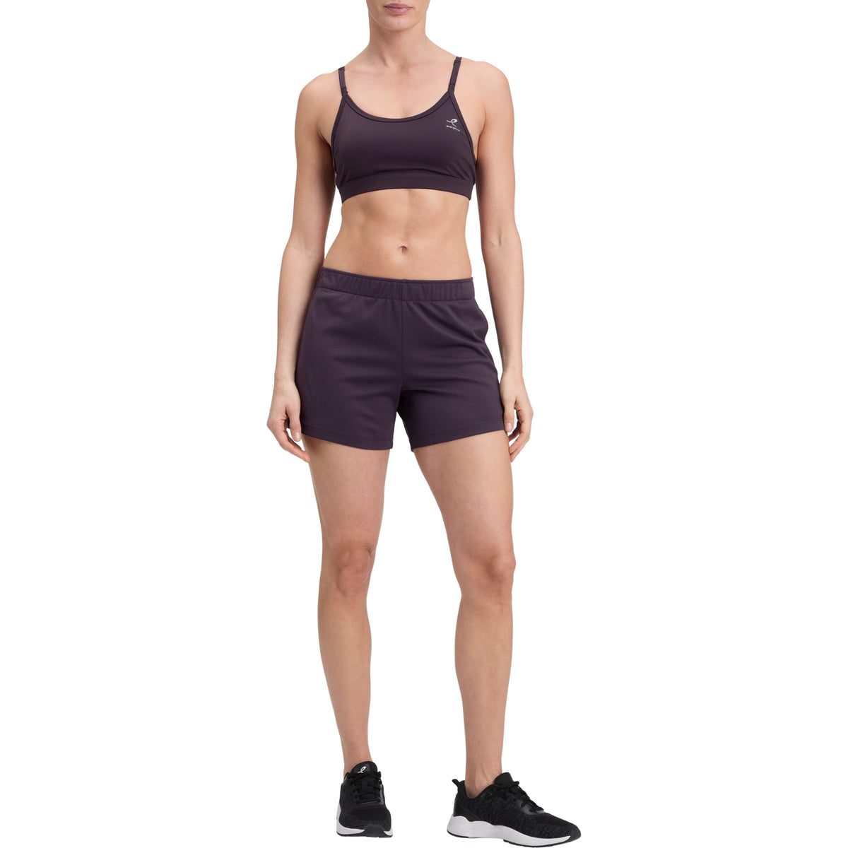 Energetics Gigina W women's fitness sports bra, Dark Violet - 1