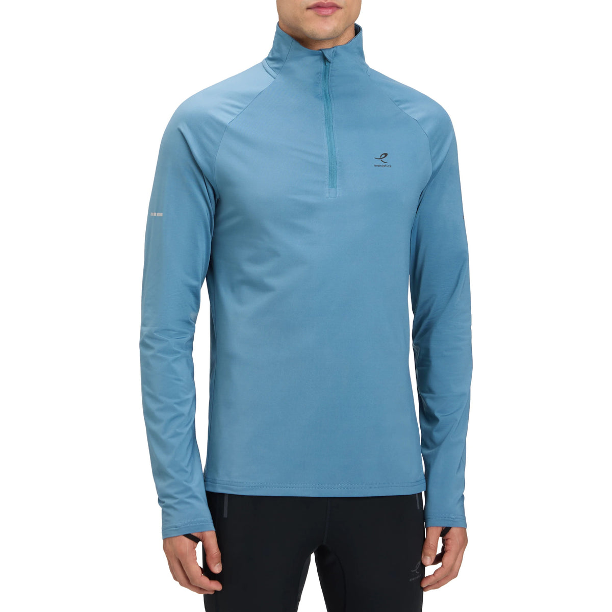 Energetics Carlo II M men's half-zip running top, Dark Blue - 1