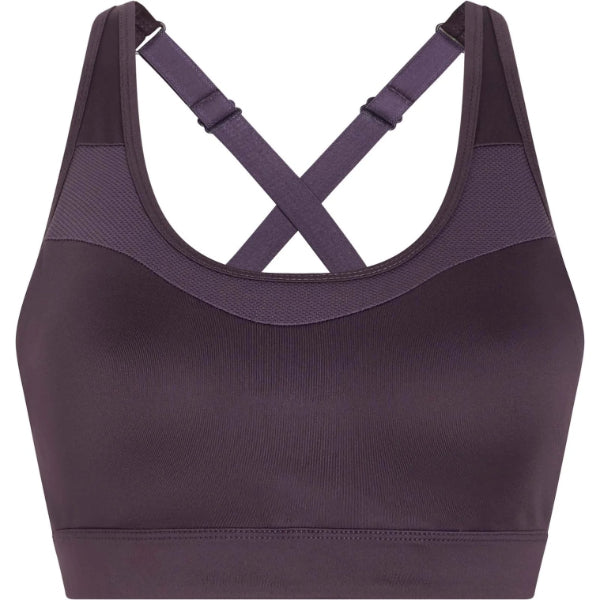Energetics Kamila Ii W Fitness Bra For Women, Violet Dark