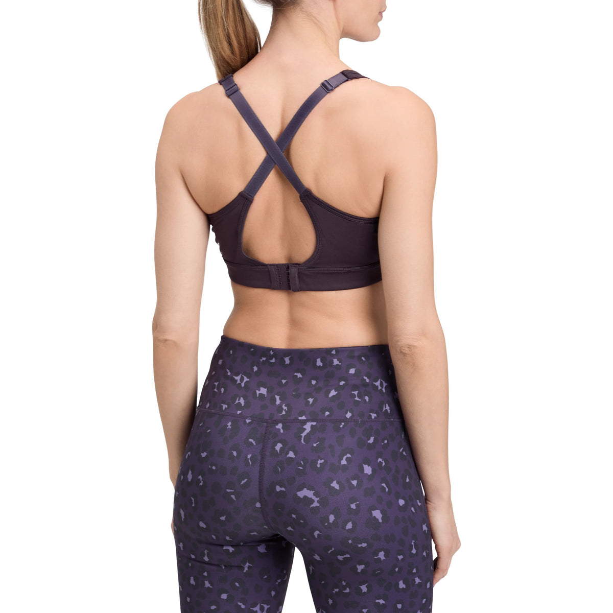 Energetics Kamila II W women's fitness sports bra, Dark Violet - 2