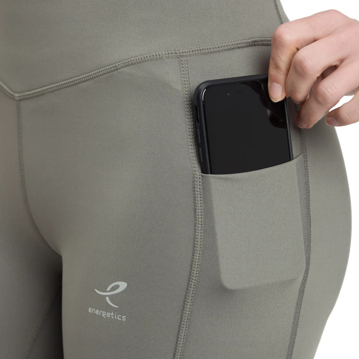 Energetics Kimm 1/1 W Fitness Tight Pants For Women, Anthracite