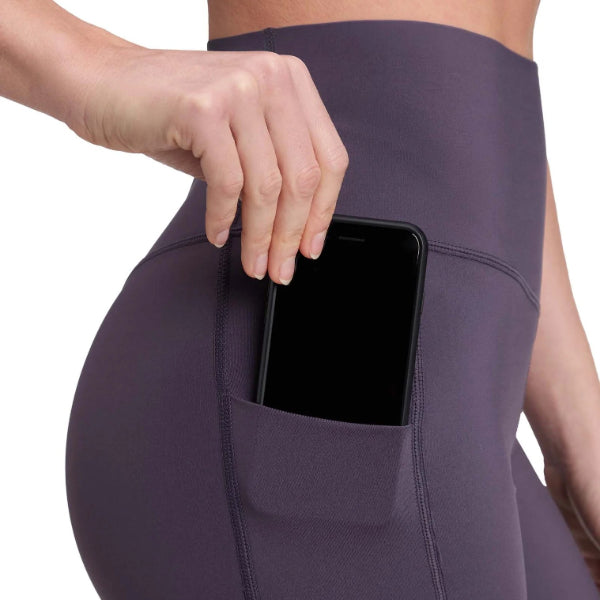 Energetics Kimm 1/1 W Fitness Tight Pants For Women, Violet Dark