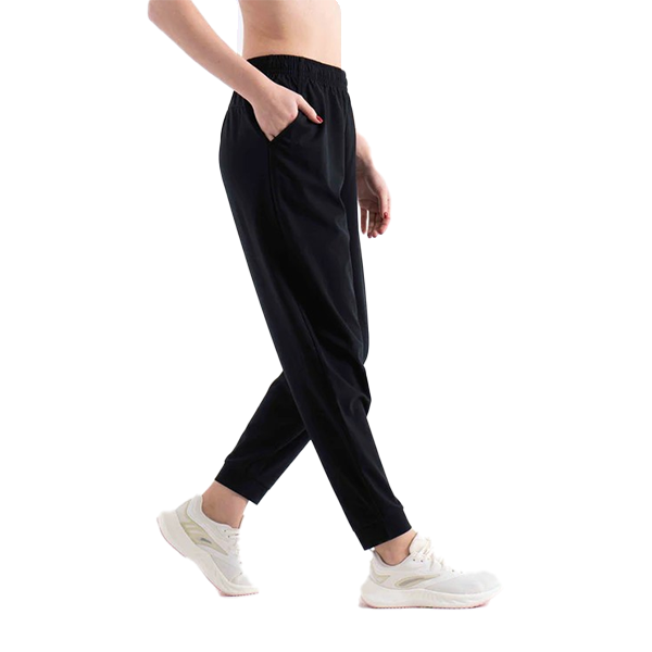 Anta Knit Ankle Fitness Pants For Women, Basic Black