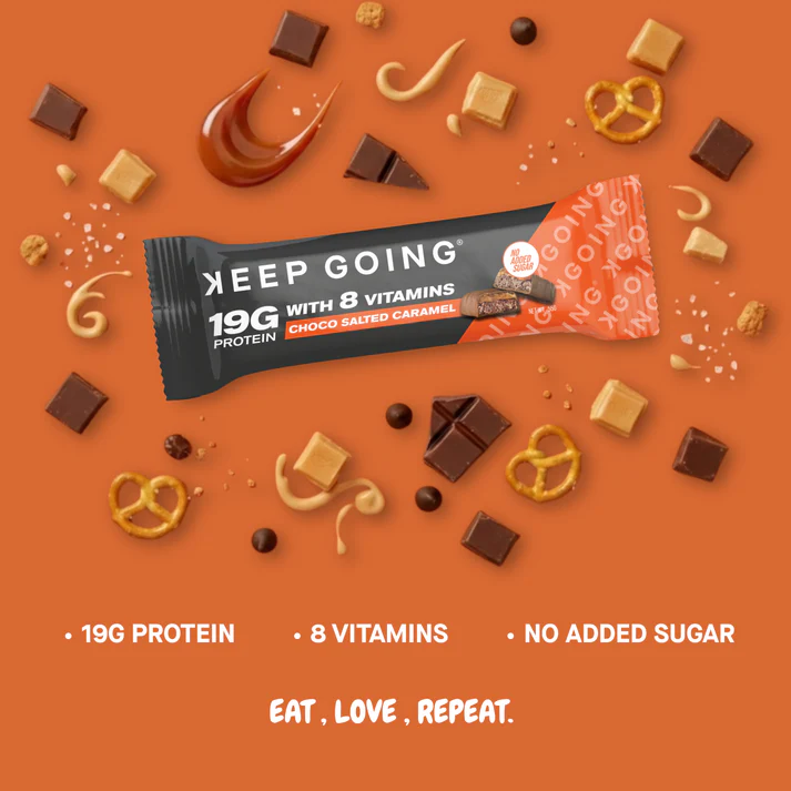 Keep Going Protein & Vitamin Bar Choco Salted Caramel
