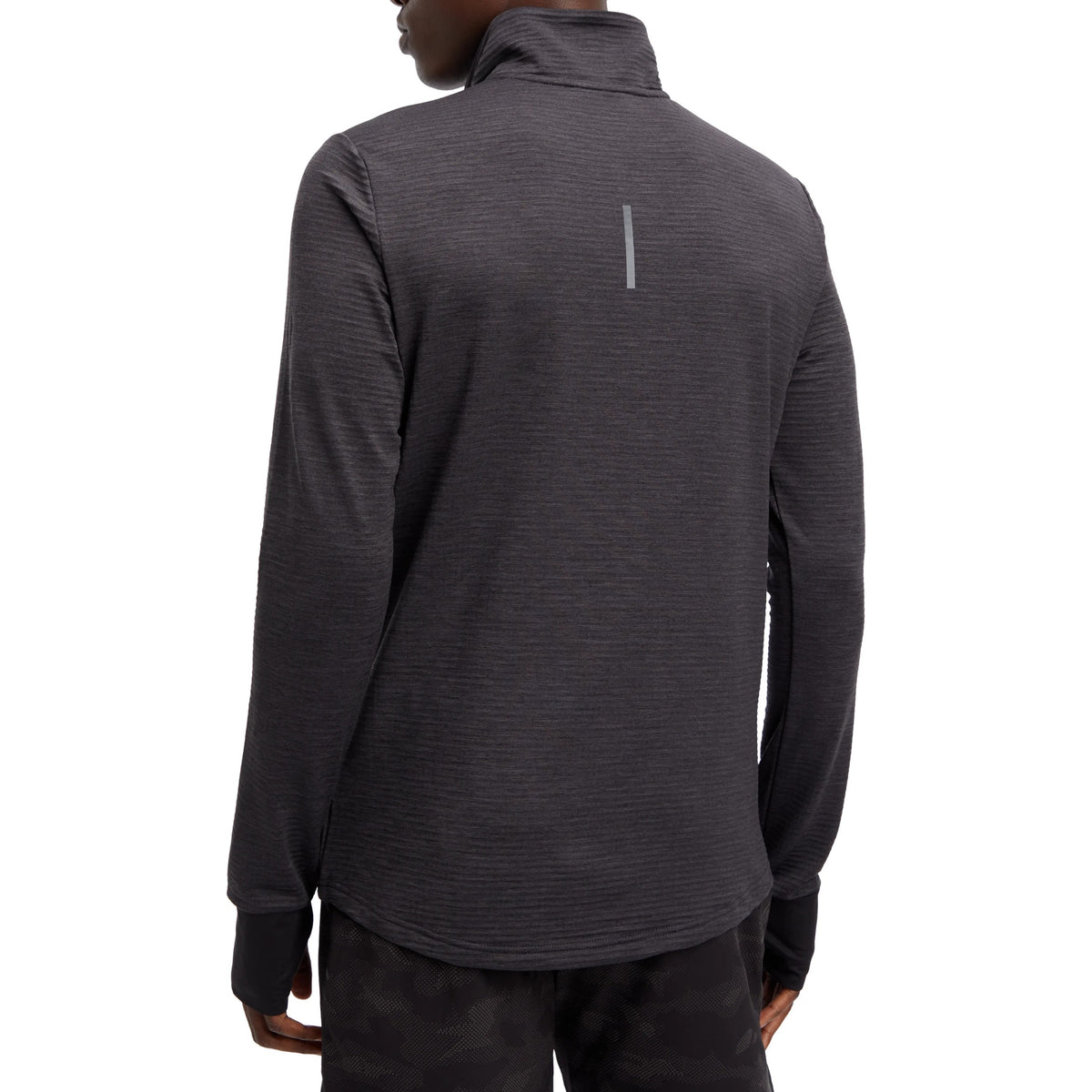 Energetics Willard M men's half-zip running top, Black - 2