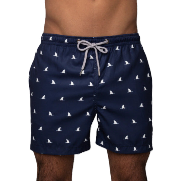 Fin Swimming Shorts For Men, Navy