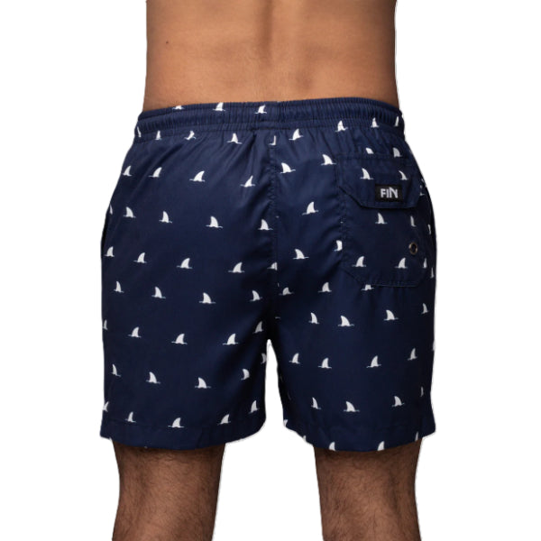 Fin Swimming Shorts For Men, Navy