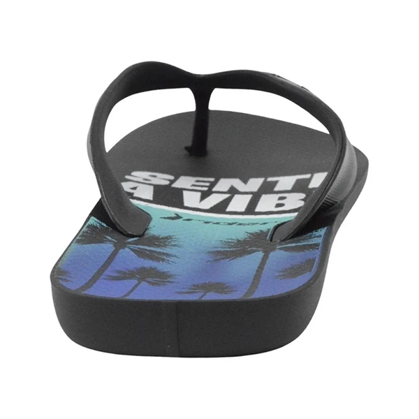 Rider Strike Praia Flip Flop For Men, Black&White&Green