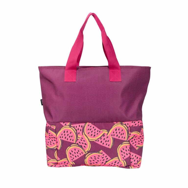 Cubs Purple Watermelon Cooling Tote Bag