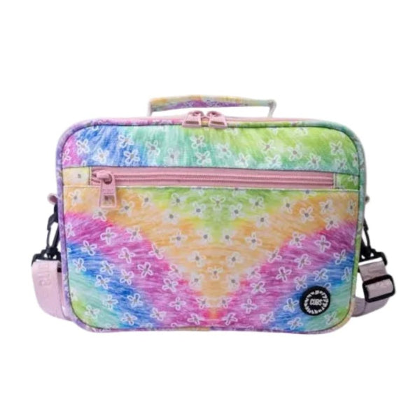 Cubs Pastel Tie Dye Flowers Lunch Bag