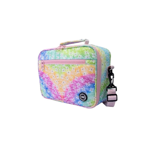 Cubs Pastel Tie Dye Flowers Lunch Bag