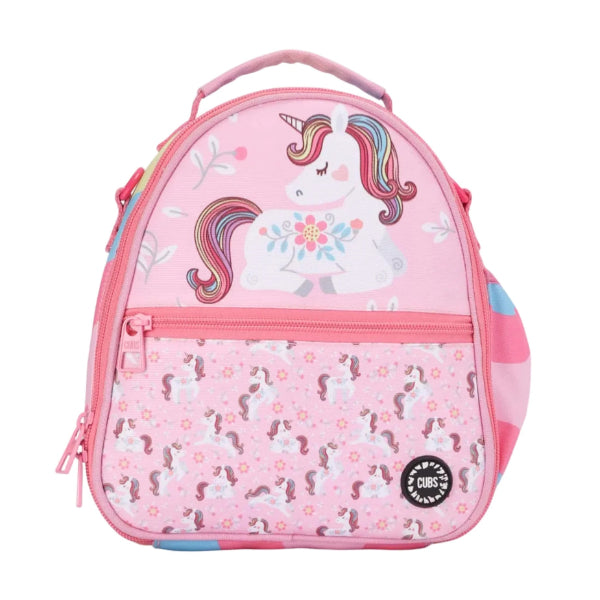 Cubs Flowers & Unicorns Lunch Bag