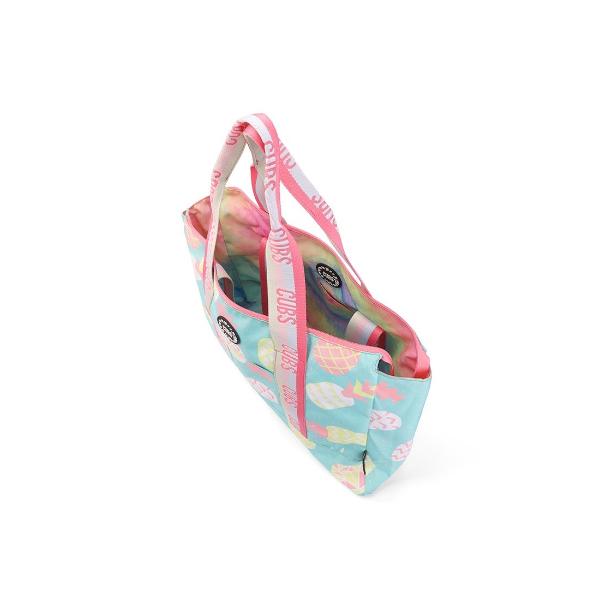 Cubs Pastel Pineapples & Pastel Tie Dye Double Face Tote Bag For Unisex