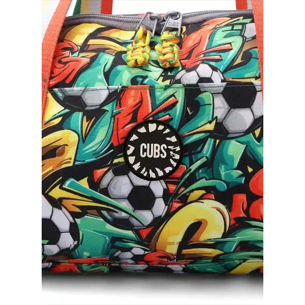 Cubs Football Graffiti Medium Duffel Hand Bag 25 L For Unisex