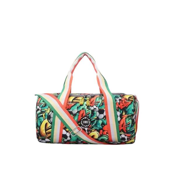 Cubs Football Graffiti Medium Duffel Hand Bag 25 L For Unisex
