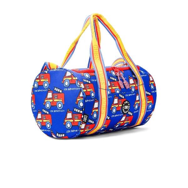 Cubs Fire Truck Medium Duffel Hand Bag 25 L For Unisex