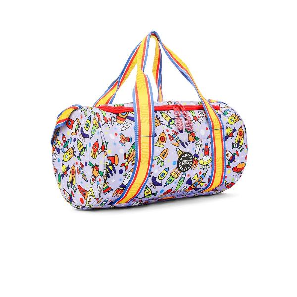 Cubs Space Ships Medium Duffel Hand Bag 25 L For Unisex