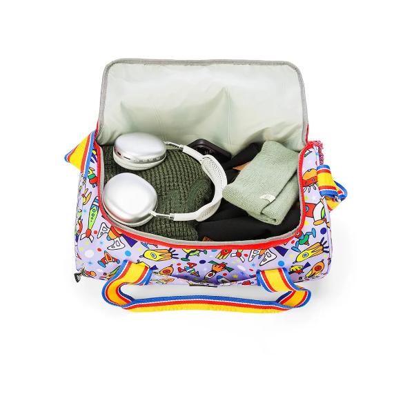 Cubs Space Ships Medium Duffel Hand Bag 25 L For Unisex