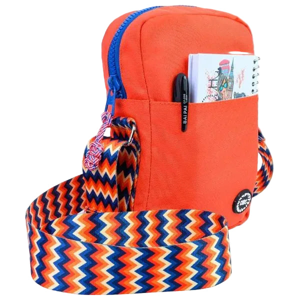 Cubs Cross Body Bag For Unisex, Red&Blue