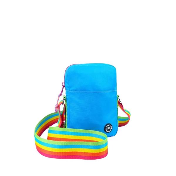 Cubs Cross Body Bag For Unisex, Blue&Fuchia