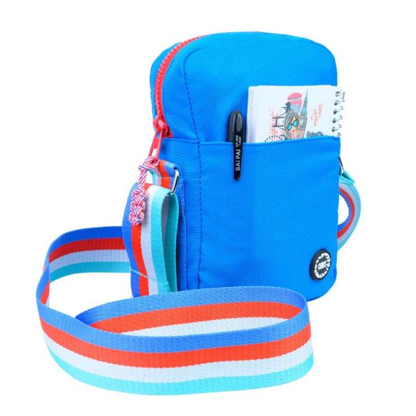 Cubs Cross Body Bag For Unisex, Royal Blue&Red