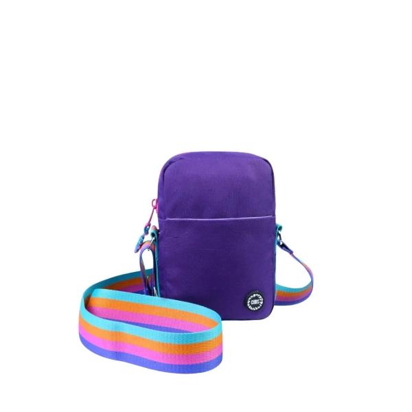Cubs Cross Body Bag For Unisex, Purple