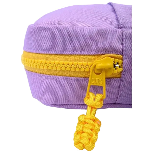 Cubs Cross Body Bag For Unisex, Lilac&Yellow