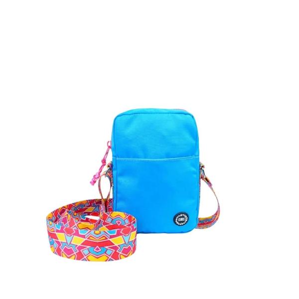 Cubs Cross Body Bag For Unisex, Blue&Pink