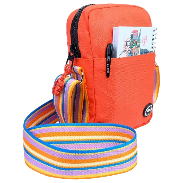 Cubs Cross Body Bag For Unisex, Red&Navy