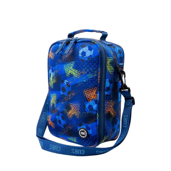 Cubs Blue Football Lunch Bag