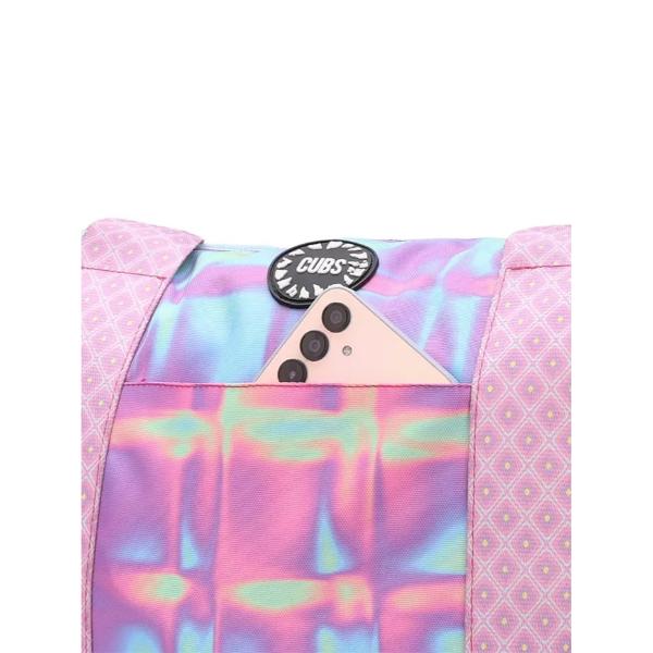 Cubs Pastel Colors And Cactus Double Face Tote Bag For Unisex