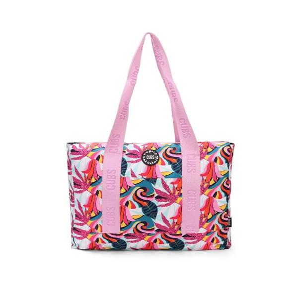Cubs Black Pineapples And Colorful Forests Double Face Tote Bag For Unisex