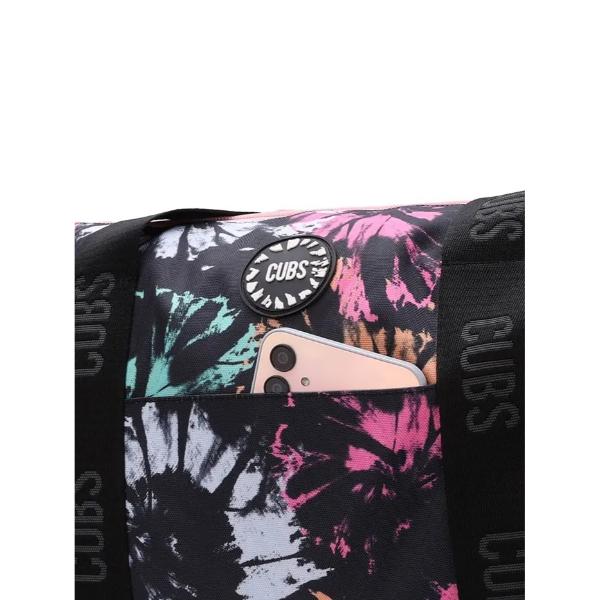 Cubs Black & Pink Tie Dye Double Face Tote Bag For Unisex