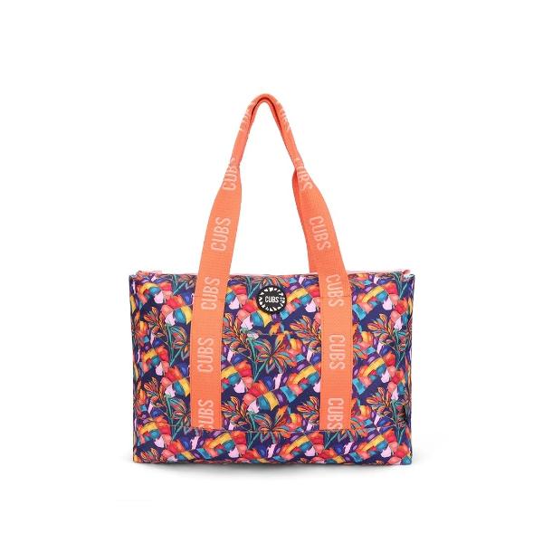 Cubs Colorful Vibes And Tie Dye Double Face Tote Bag For Unisex