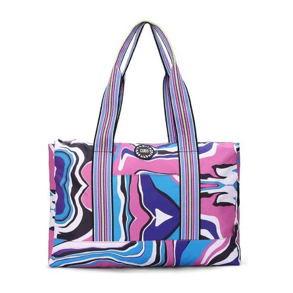 Cubs Vibes Of Purple Double Face Tote Bag For Unisex