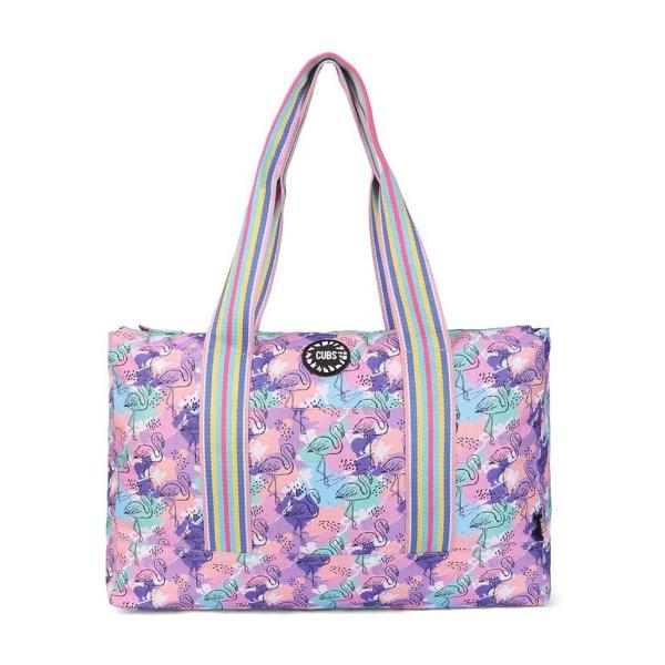 Cubs Ice-Cream And Flamingos Double Face Tote Bag For Unisex