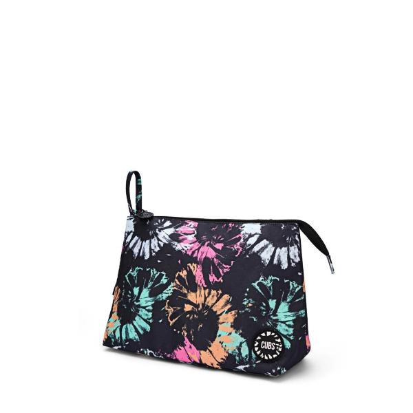 Cubs Dark Tie Dye Large Pouch For Unisex