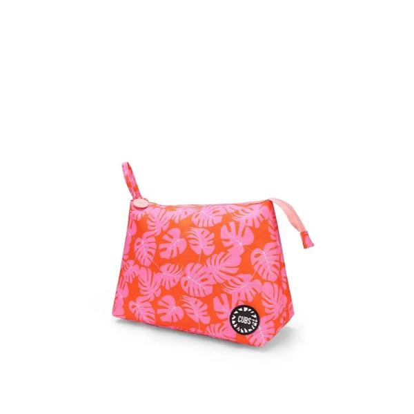 Cubs Orange Leaves Large Pouch For Unisex