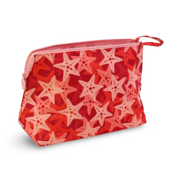 Cubs Peach Stars Large Pouch For Unisex