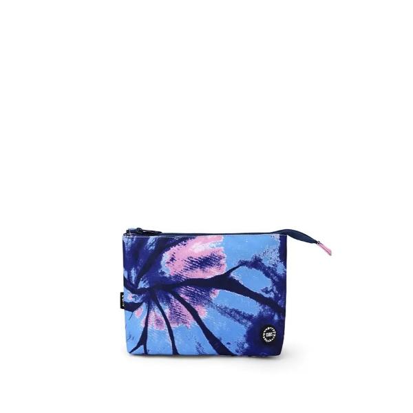 Cubs Shades Of Blue Tie Dye Large Pouch For Unisex