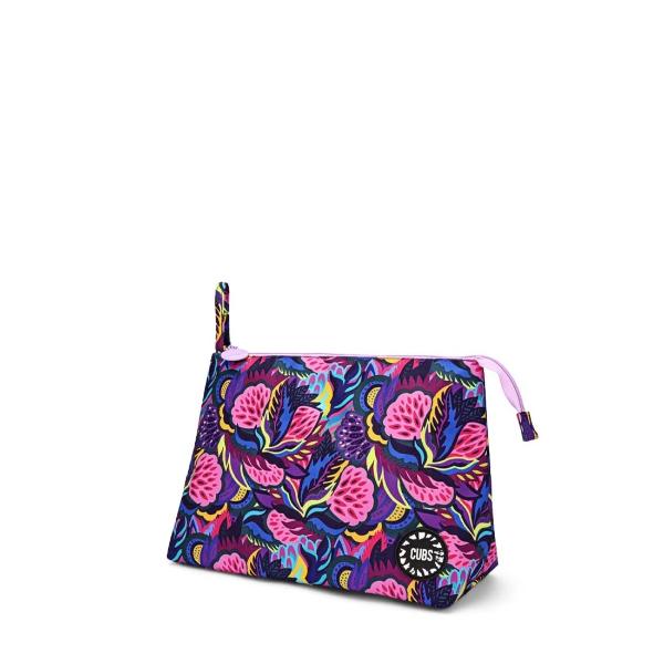 Cubs Purple Shades Large Pouch For Unisex