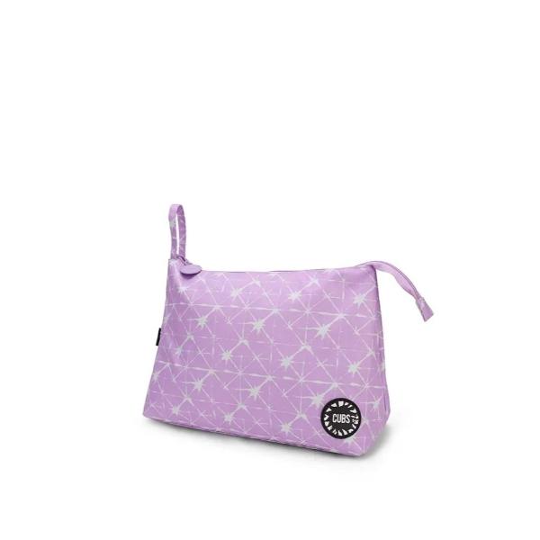 Cubs Lilac Sparks Large Pouch For Unisex