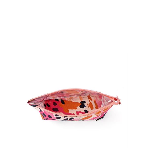 Cubs Brown Leopard Medium Pouch For Unisex
