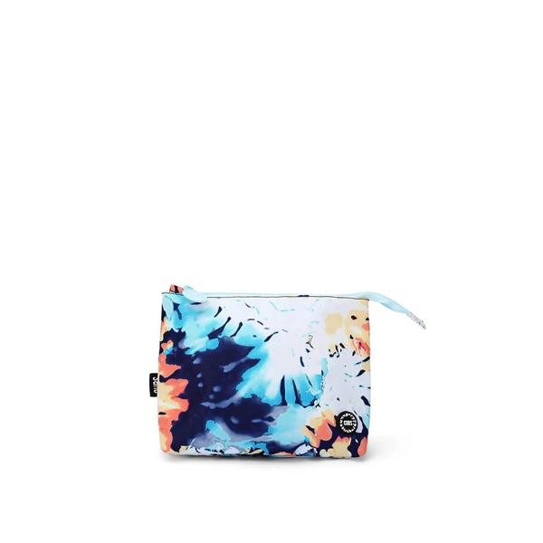 Cubs Blueish Tie Dye Medium Pouch For Unisex