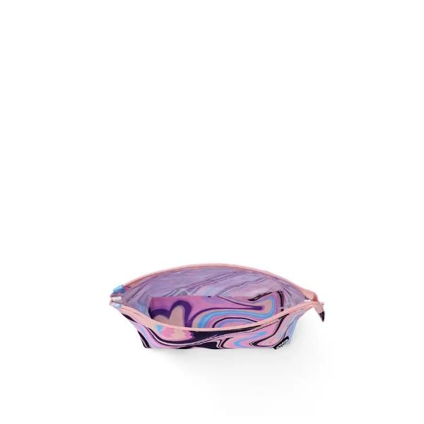 Cubs Lilac Swirls Medium Pouch For Unisex