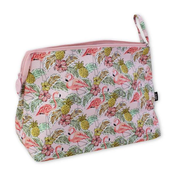 Cubs Pinkish Flamingos Medium Pouch For Unisex