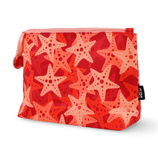 Cubs Peach Stars Medium Pouch For Unisex