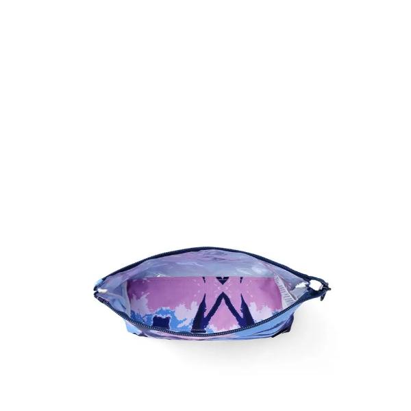 Cubs Shades Of Blue Tie Dye Medium Pouch For Unisex