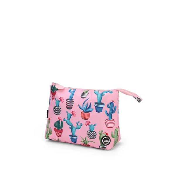 Cubs Pink Cactus Medium Pouch For Unisex